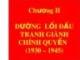 Bài giảng Đường lối cách mạng của Đảng Cộng sản Việt Nam: Chương 2 - ThS. Trương Thùy Minh