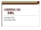 Bài giảng Phát triển Web nâng cao - Chương 8: XML