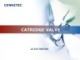 Bài giảng Truyền động thủy lực và khí nén: Catridge valve – Lê Thể Truyền