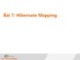 Bài giảng Lập trình Java 4 - Bài 7: Hibernate Mapping