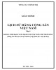 Giáo trình Lịch sử Đảng Cộng sản Việt Nam (Tập 1): Phần 2