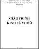 Giáo trình Kinh tế vi mô: Phần 1 - TS. Doãn Thị Mai Hương