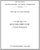 Tài liệu học tập Quản trị chiến lược: Phần 1 - TS. Cảnh Chí Hoàng
