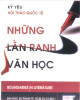 Ebook Kỷ yếu hội thảo Quốc tế Những lằn ranh văn học: Phần 1