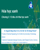 Bài giảng Hóa học xanh: Chương 3 - TS. Nguyễn Đăng Khoa