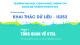 Bài giảng Khai thác dữ liệu: Chương 1 - ThS. Dương Phi Long