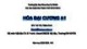 Bài giảng Hóa đại cương A1: Chương 1 - Từ Thị Trâm Anh
