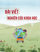 Nghiên cứu các yếu tố ảnh hưởng đến hành vi tiêu dùng xanh của du khách tại Khánh Hòa