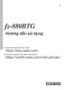 Hướng sử dụng fx-880BTG