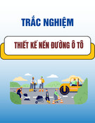 Trắc nghiệm Thiết kế nền đường ô tô