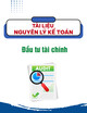 Nguyên lý kế toán - Đầu tư tài chính