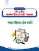 Nguyên lý kế toán - Hoạt động sản xuất