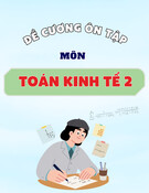 Đề ôn tham khảo học kì 2 Toán kinh tế 2 năm 2023-2024