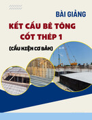 Bài giảng Kết cấu bê tông cốt thép 1 (Cấu kiện cơ bản): Chương 1 - ThS. Huỳnh Thế Vĩ