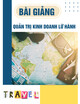 Bài giảng Quản trị kinh doanh lữ hành - Chương 8: Đại lý lữ hành