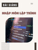 Bài giảng Nhập môn lập trình: Chương 4 - TS. GVC Bùi Thị Thanh Xuân