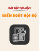 Bài tập tự luận Kiểm soát nội bộ