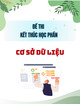 Đề thi học kì 1 kết thúc học phần Cơ sở dữ liệu năm 2024-2025