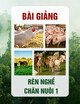 Bài giảng môn Rèn nghề chăn nuôi 1