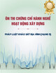 Ôn thi chứng chỉ hành nghề hoạt động xây dựng: Pháp luật Khảo sát địa hình (Hạng 3)